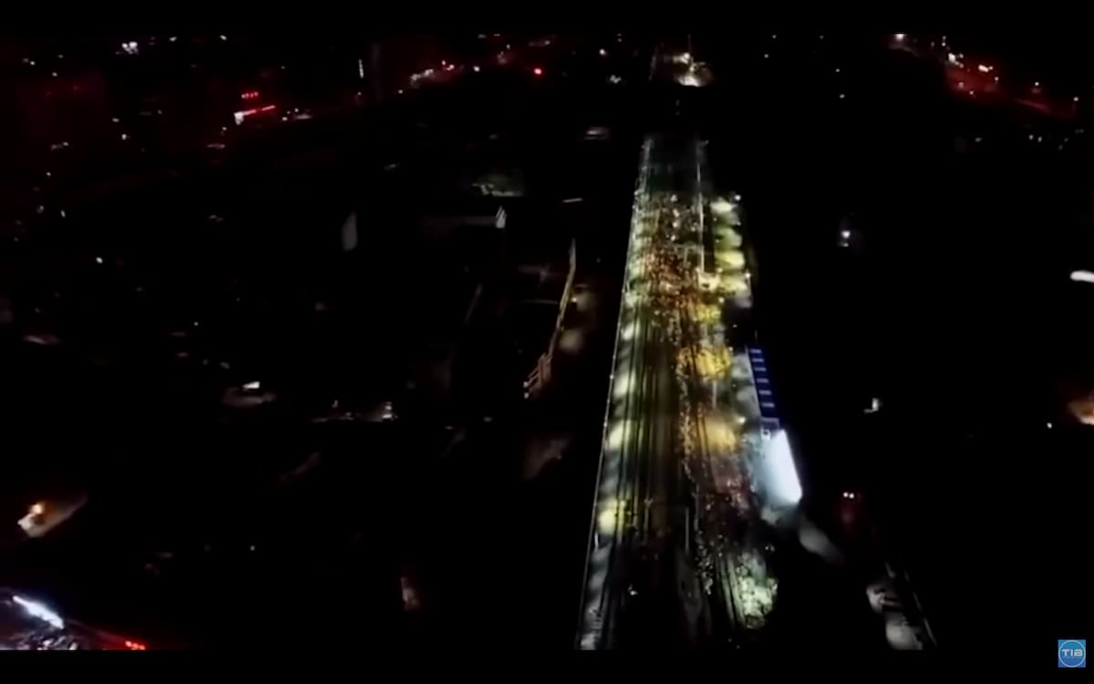 La renovación conectó tres líneas férreas en una sola ventana de nueve horas. (Captura de pantalla)