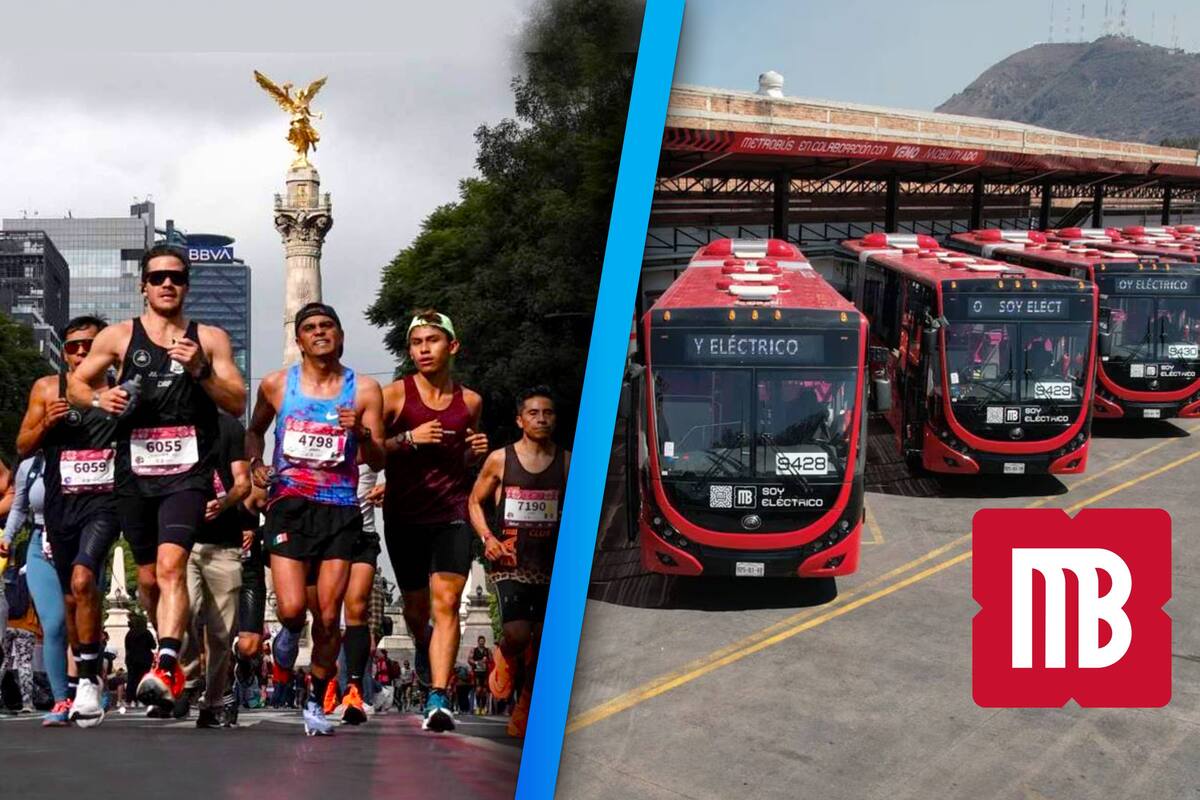 La CDMX se paraliza por el Maratón: ¿Qué calles cerrarán y como afecta al Metrobús?