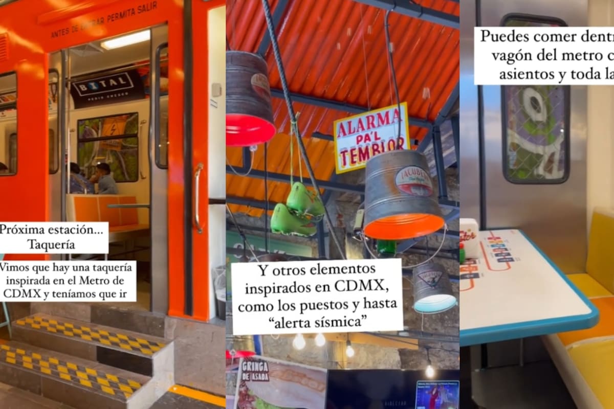 CDMX estrena taquería inspirada en su Metro y se vuelve viral