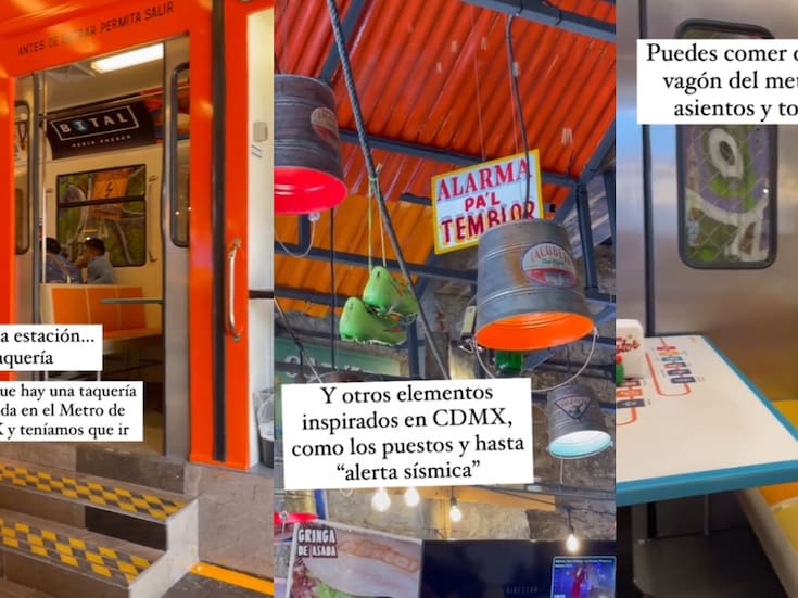 CDMX estrena taquería inspirada en su Metro y se vuelve viral