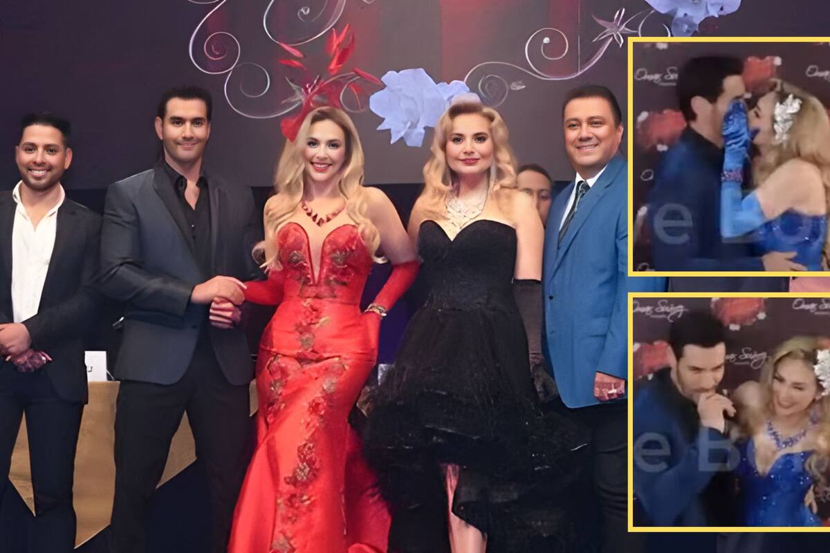 Critican a David Zepeda por limpiarse la boca tras besar a Aracely Arámbula
