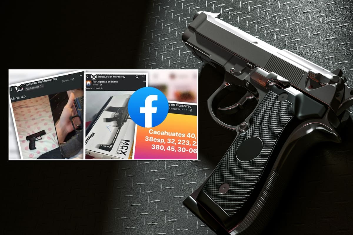 Usuarios anónimos venden y compran armas en grupos de Facebook de Nuevo León