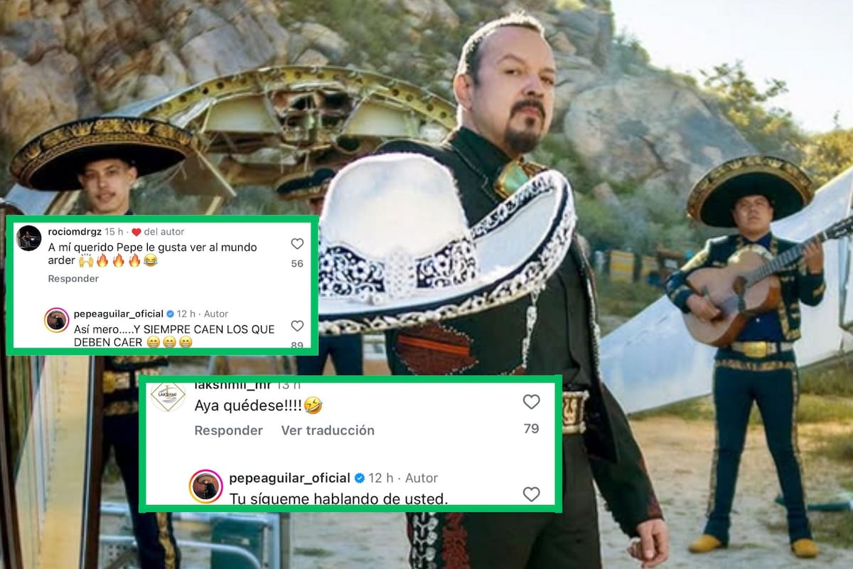 Pepe Aguilar no se calla y se pelea contra haters que atacan a Ángela Aguilar en redes