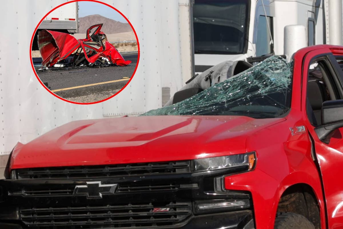 Sobrevive a aparatoso accidente contra tractocamión cerca del retén Centinela