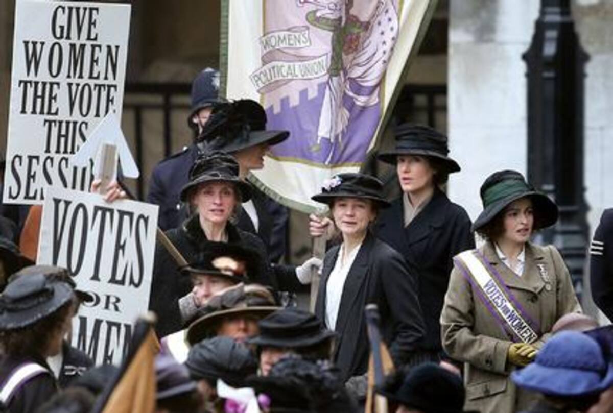 La lucha para el derecho de la mujer al voto retratada en "Las sufragistas (2015)"