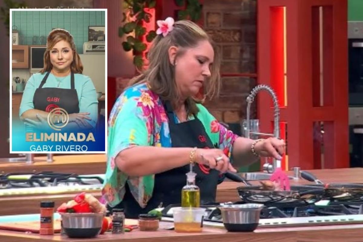 Gaby Rivero, es la novena eliminada de “MasterChef Celebrity Generaciones”