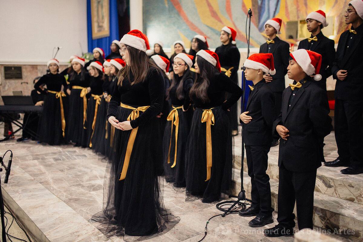 Concierto "Cantemos la Navidad" organizado por la Promotora de las Bellas Artes (PBA).