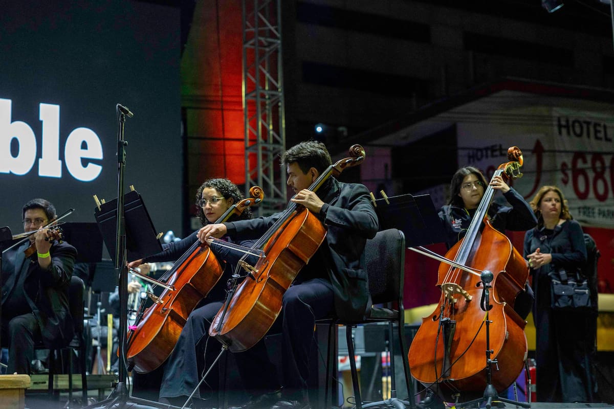 Cerca de 2 mil personas asistieron al encuentro “Arriba el Nortec” entre la Calle Sexta y Séptima. Foto: Abdiel Ortega