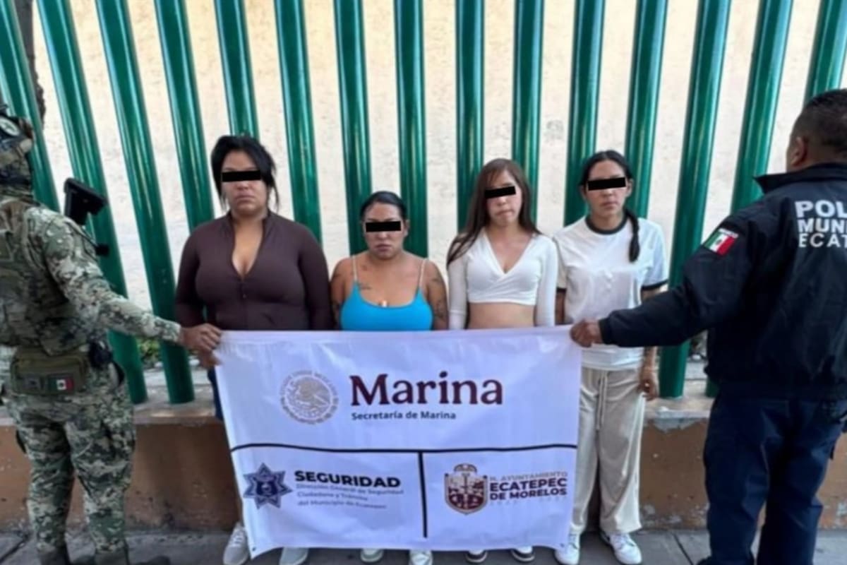 Caen en Ecatepec cuatro mujeres que despojaban a adultos mayores de sus tarjetas bancarias mediante engaños