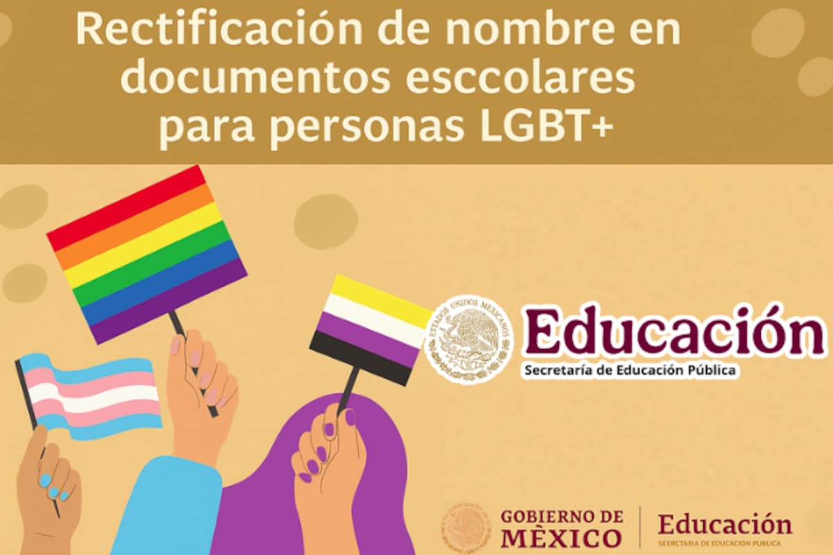 SEP facilitará cambio de nombre en documentos escolares por identidad de género