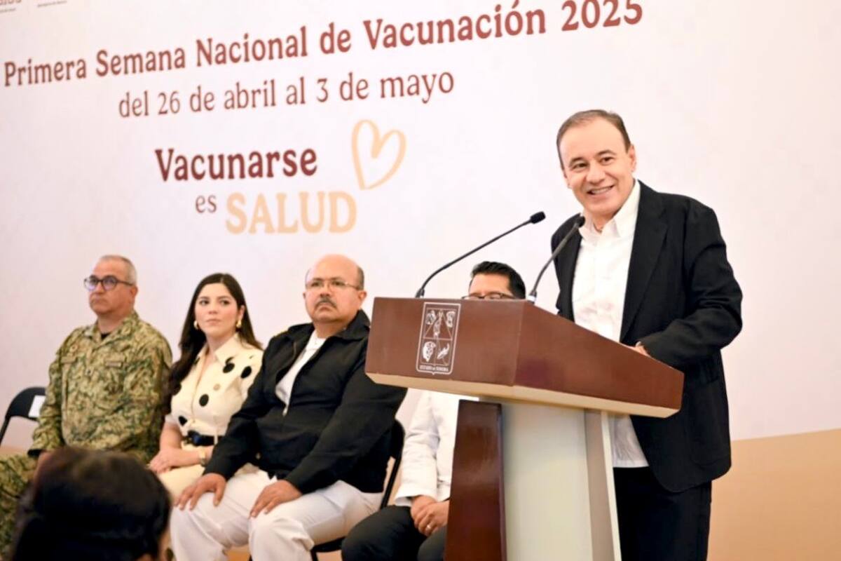 Encabeza gobernador Durazo inicio de la Primera Semana Nacional de Vacunación