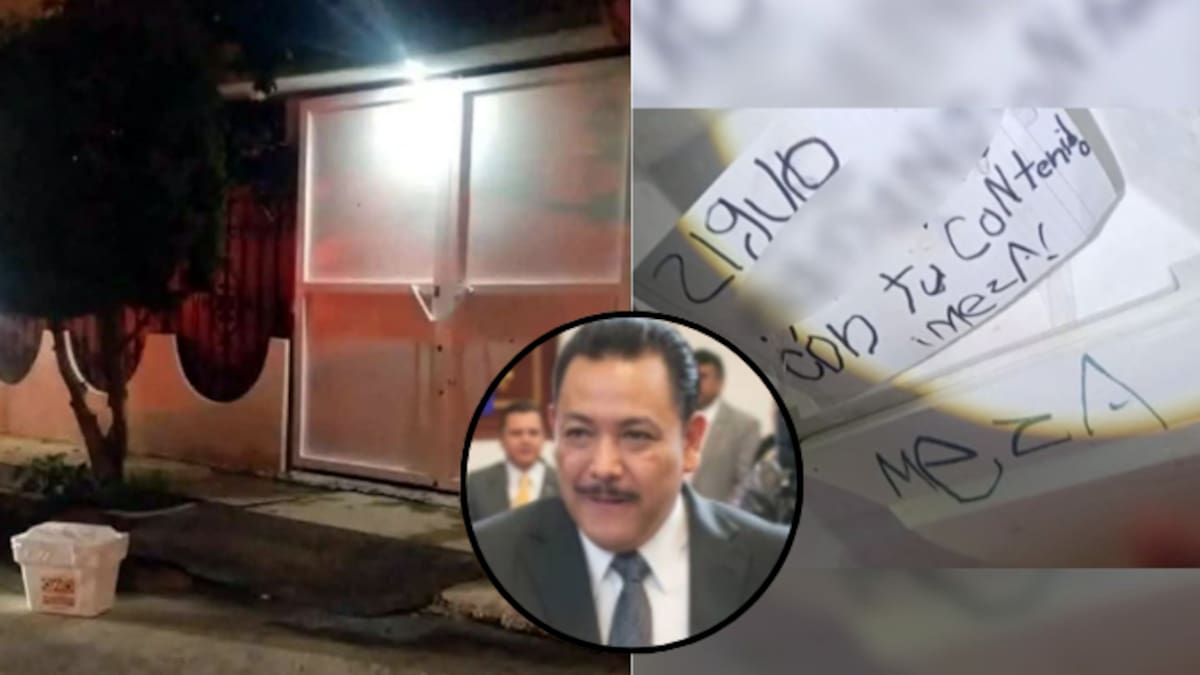 Periodista de San Luis Potosí denuncia que balearon la casa de su madre y dejaron una cabeza de cerdo con mensajes de amenaza