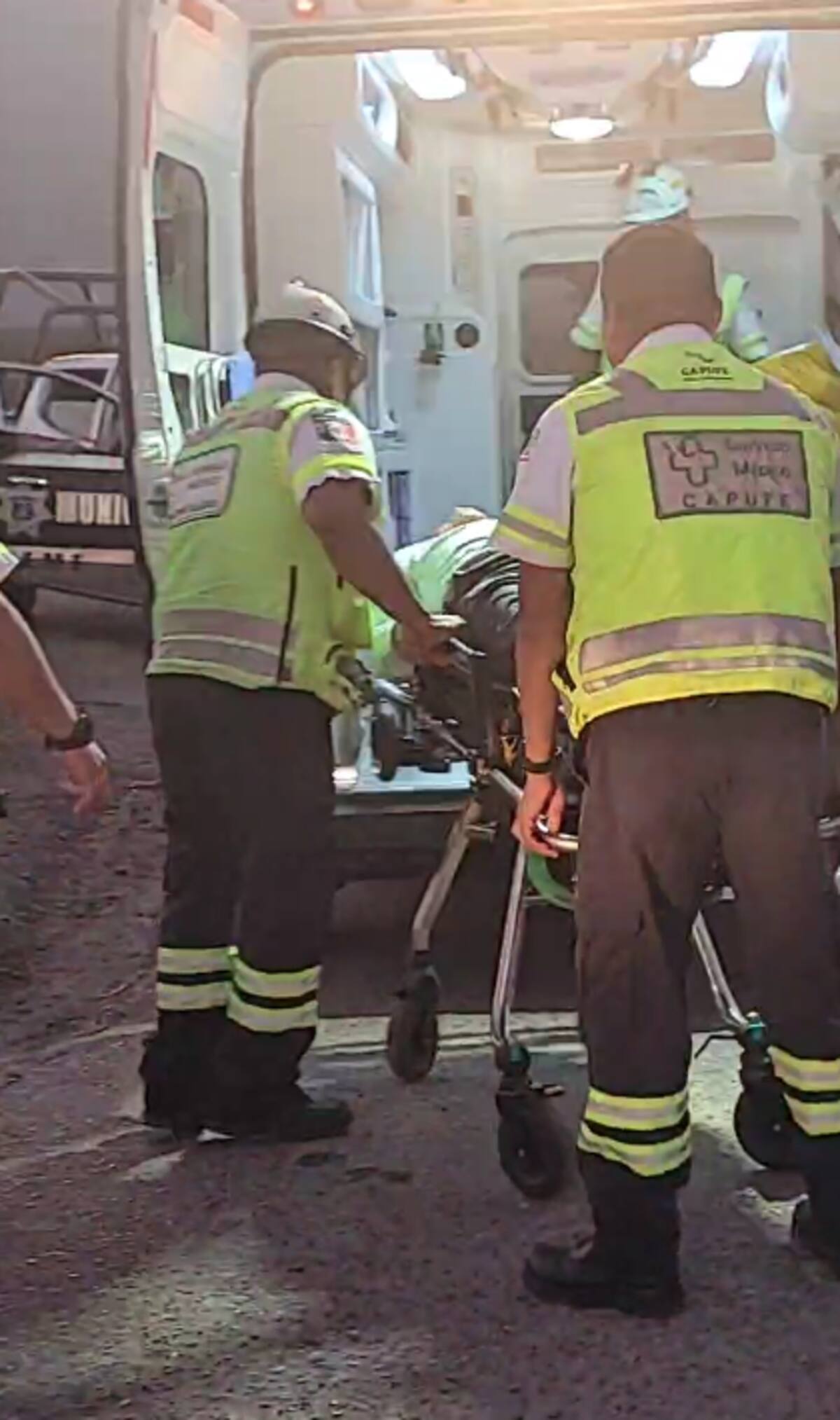 Una persona de aproximadamente 70 años lesionada tras accidente. / Medios Obson