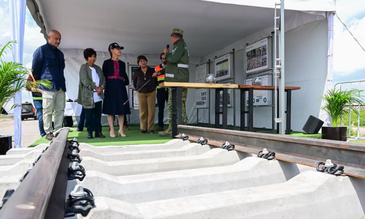 Ahora, el Gobierno de México avanza el Tren México-Pachuca. Foto: X/@delfinagomeza