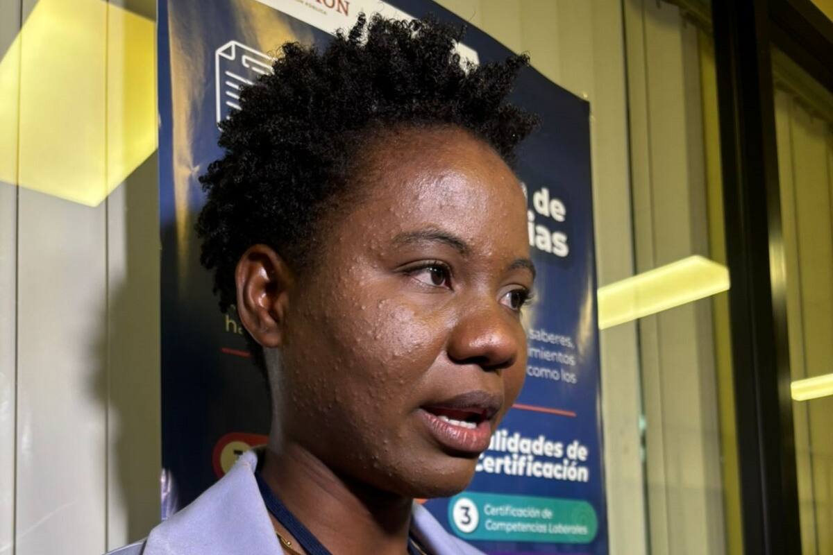 Joven haitiana encuentra una segunda oportunidad en México
