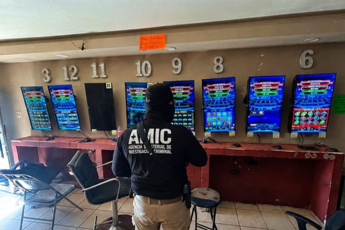 Decomisan equipo utilizado para juegos de azar en Nogales