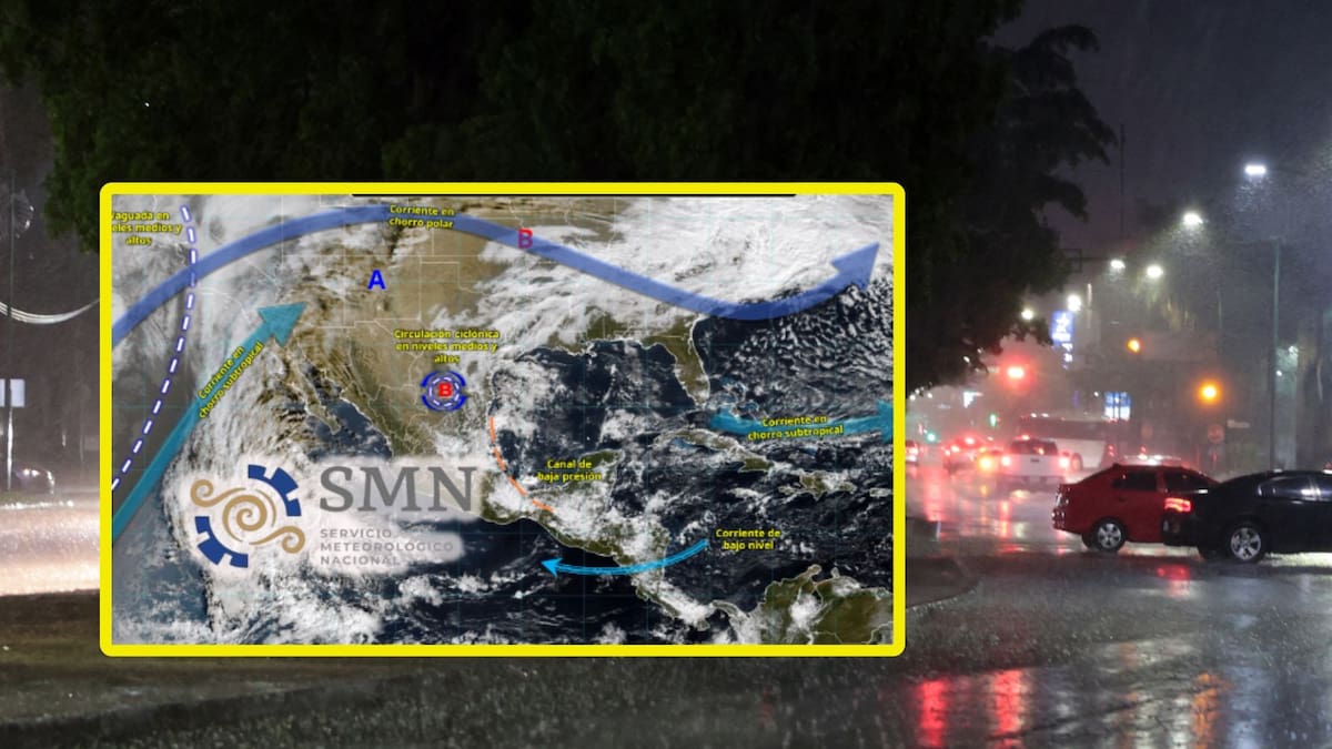 Fuertes vientos y lluvias ‘congelarán’ estas ciudades jueves y viernes: En algunas partes caerán entre 50 a 75 mm, advierte el SMN