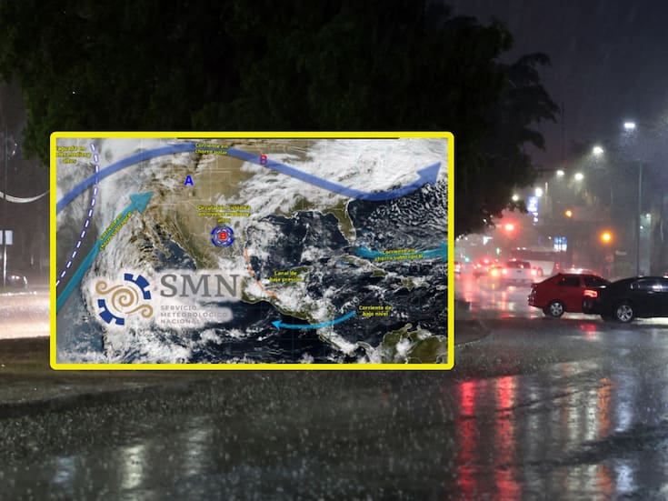 Fuertes vientos y lluvias ‘congelarán’ estas ciudades jueves y viernes: En algunas partes caerán entre 50 a 75 mm, advierte el SMN