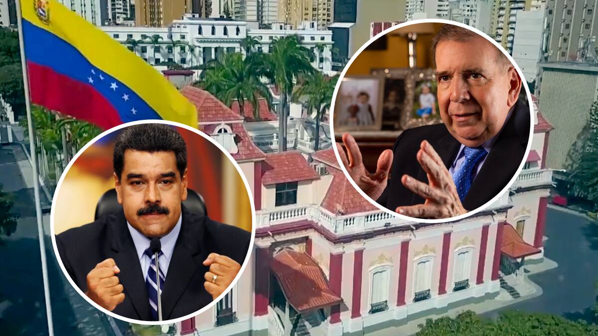 Maduro utilizó un tono fuerte en su retórica, subrayando su disposición a recibir a González Urrutia en el palacio. Foto: Especial.