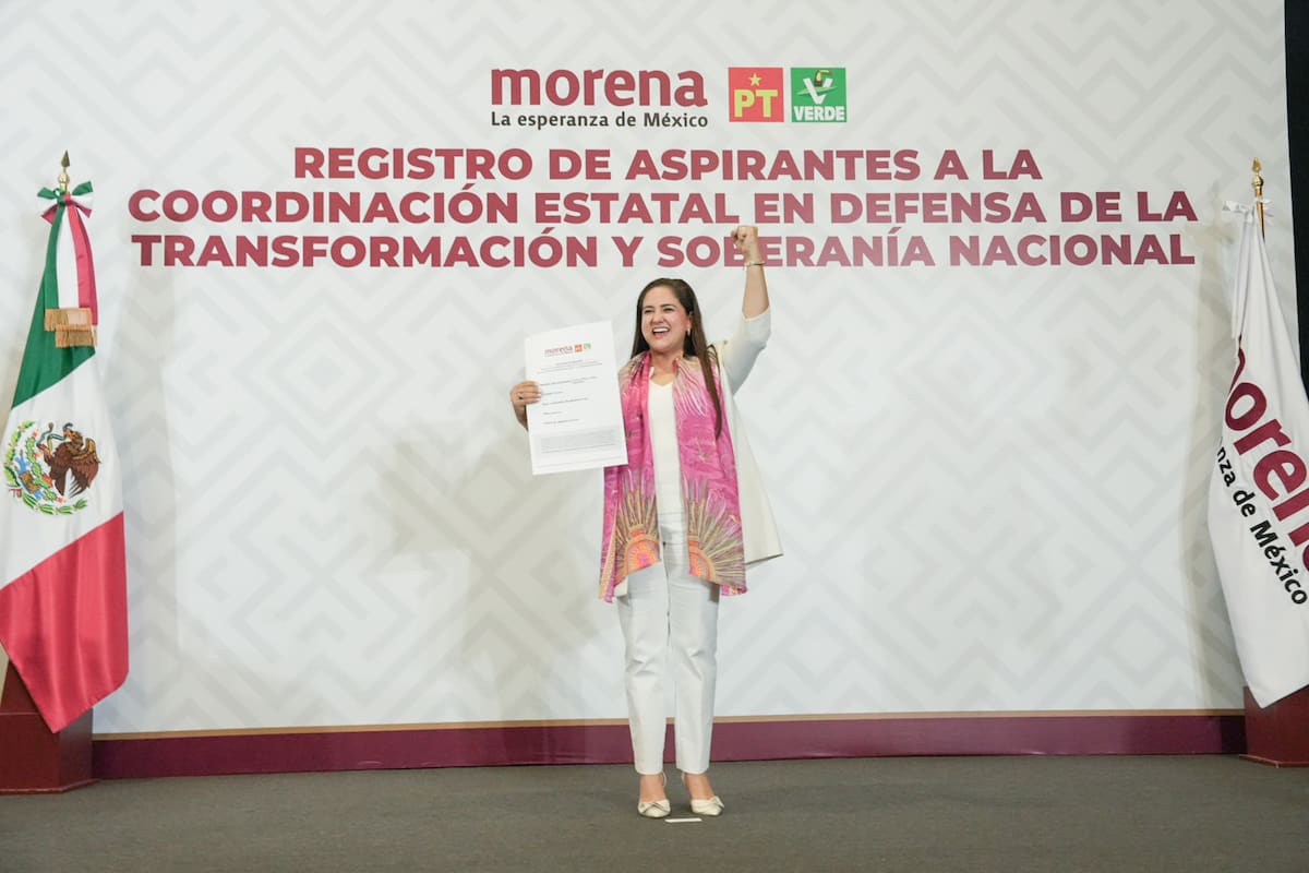Célida López Cárdenas se registra por Morena