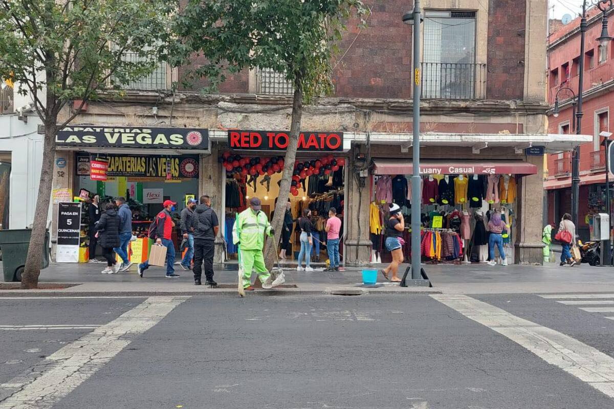 Ómicron afecta al comercio en el Centro Histórico de la CDMX