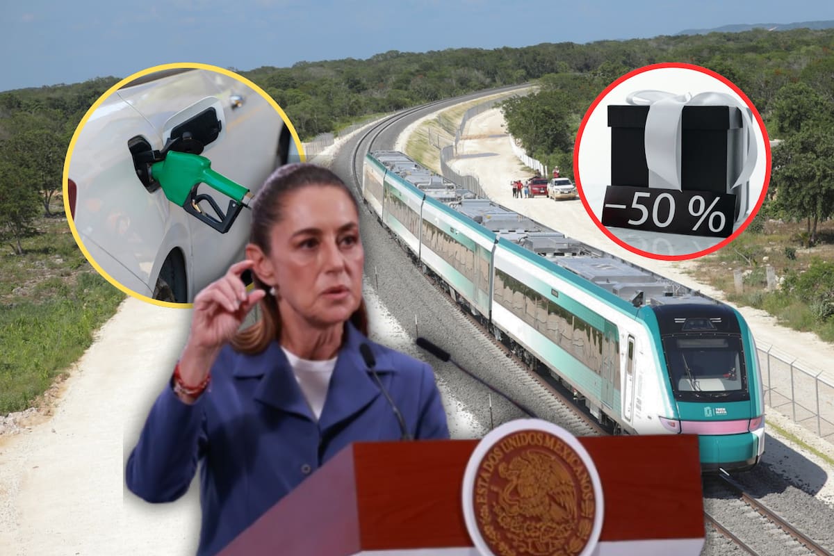 Claudia Sheinbaum promete que el Tren Maya de carga reducirá el precio de la gasolina en el sur y detalla el avance de la obra en Quintana Roo