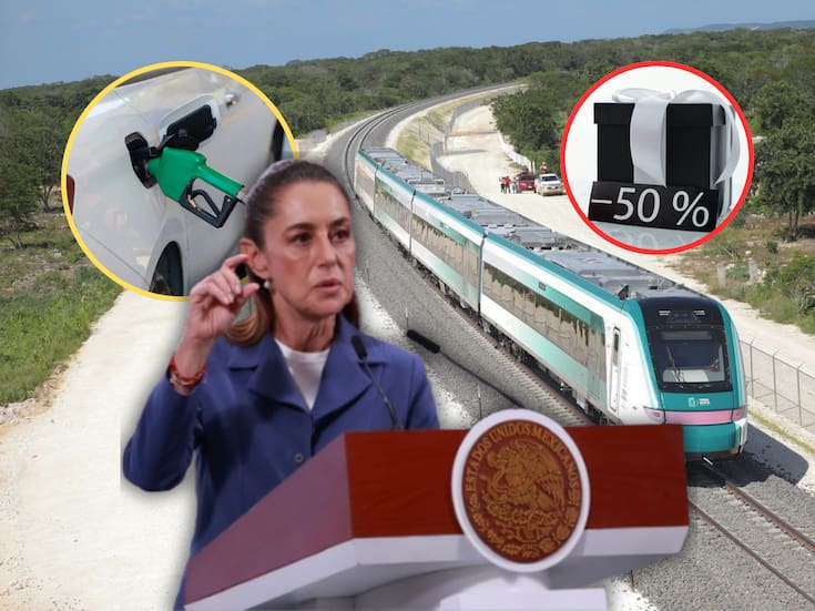 Claudia Sheinbaum promete que el Tren Maya de carga reducirá el precio de la gasolina en el sur y detalla el avance de la obra en Quintana Roo