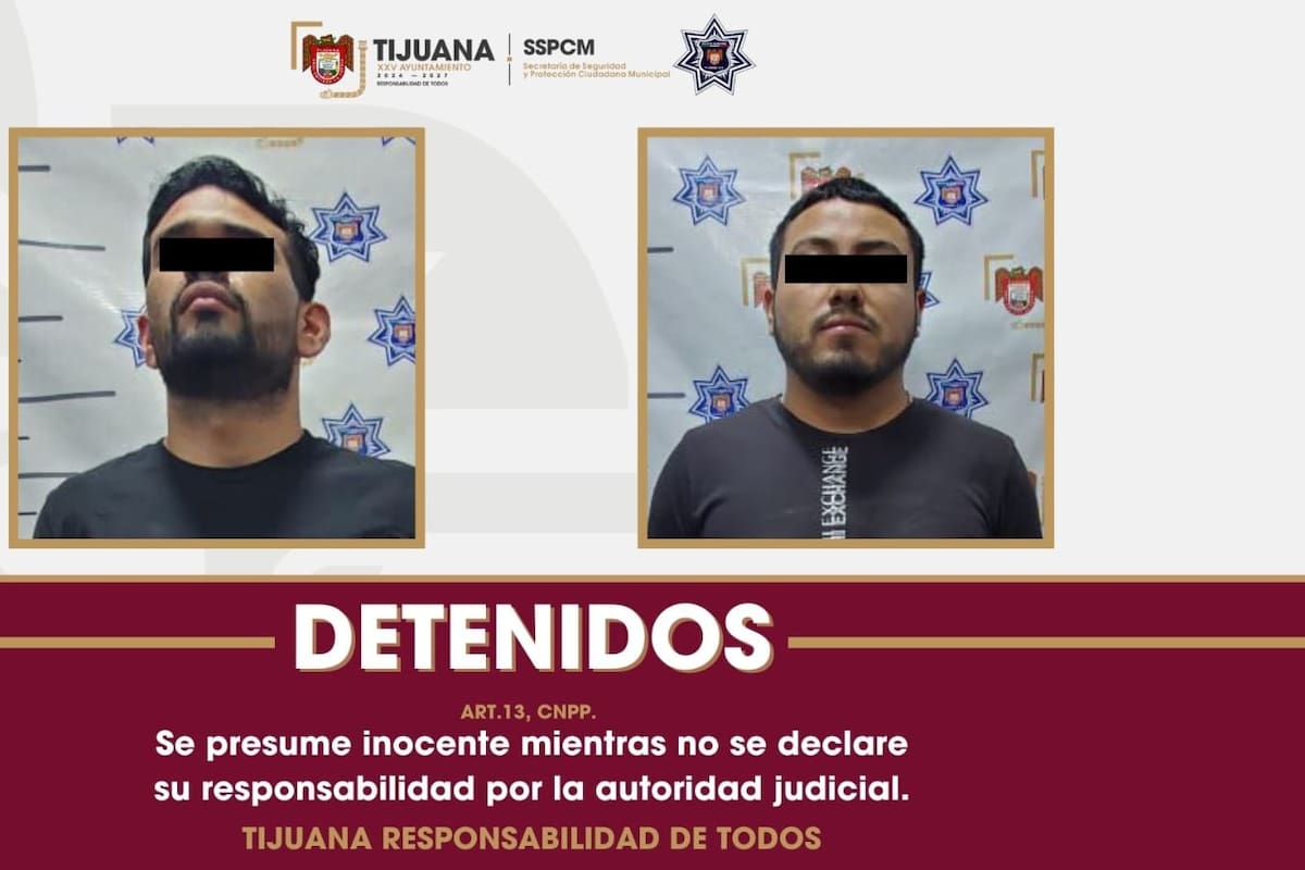 Aseguran a dos hombres armados en Obrera 2da sección