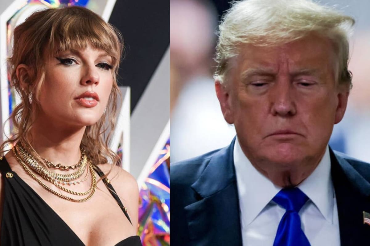Trump afirma que Taylor Swift es "inusualmente hermosa" pero "liberal"