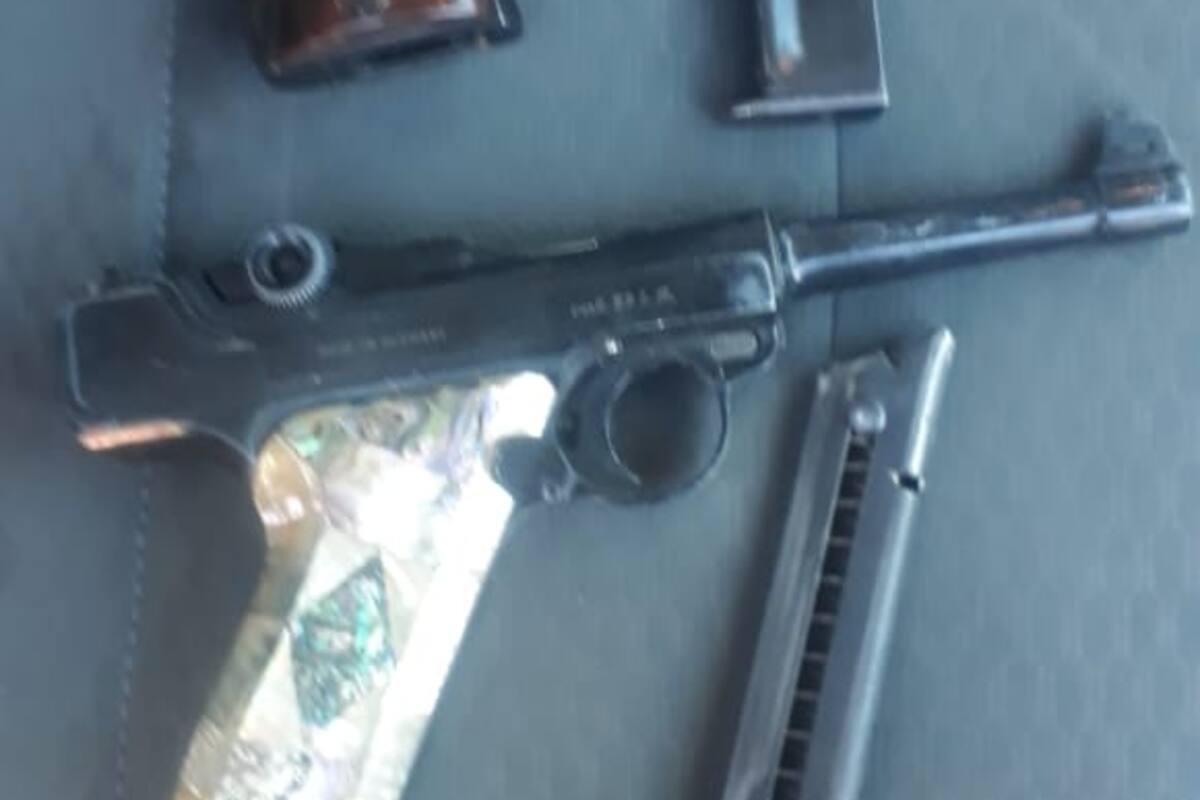 Recupera PME dos armas robadas ; hay un detenido en Ensenada