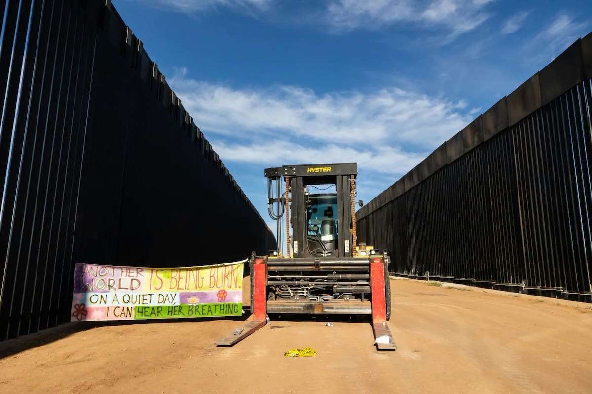 Activistas estadounidenses preparan nuevo campamento contra muro fronterizo