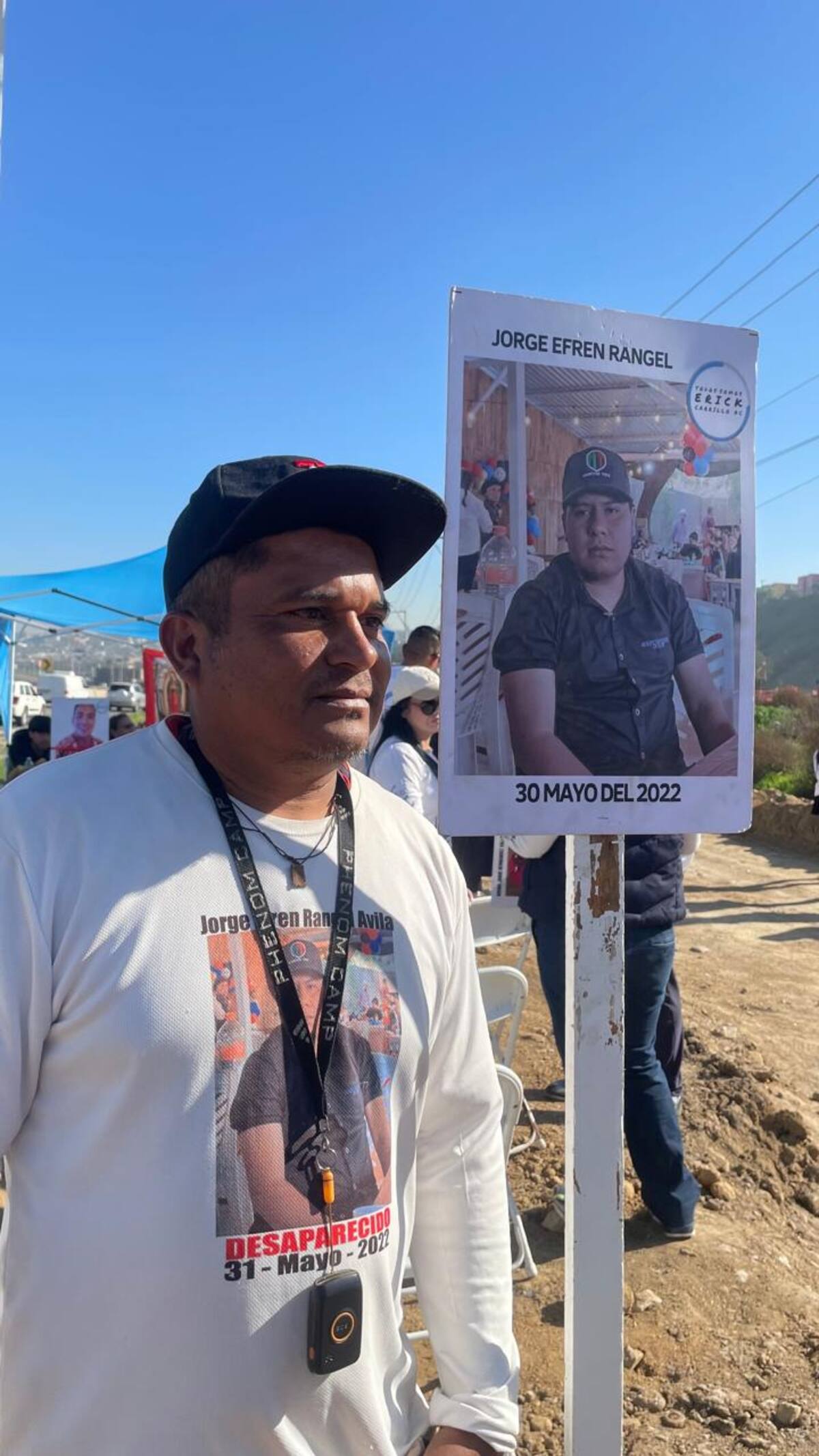 Integrantes del colectivo Todos Somos Erick Carrillo continúan la búsqueda de sus familiares desaparecidos y llaman a la participación ciudadana. Foto: Cortesia