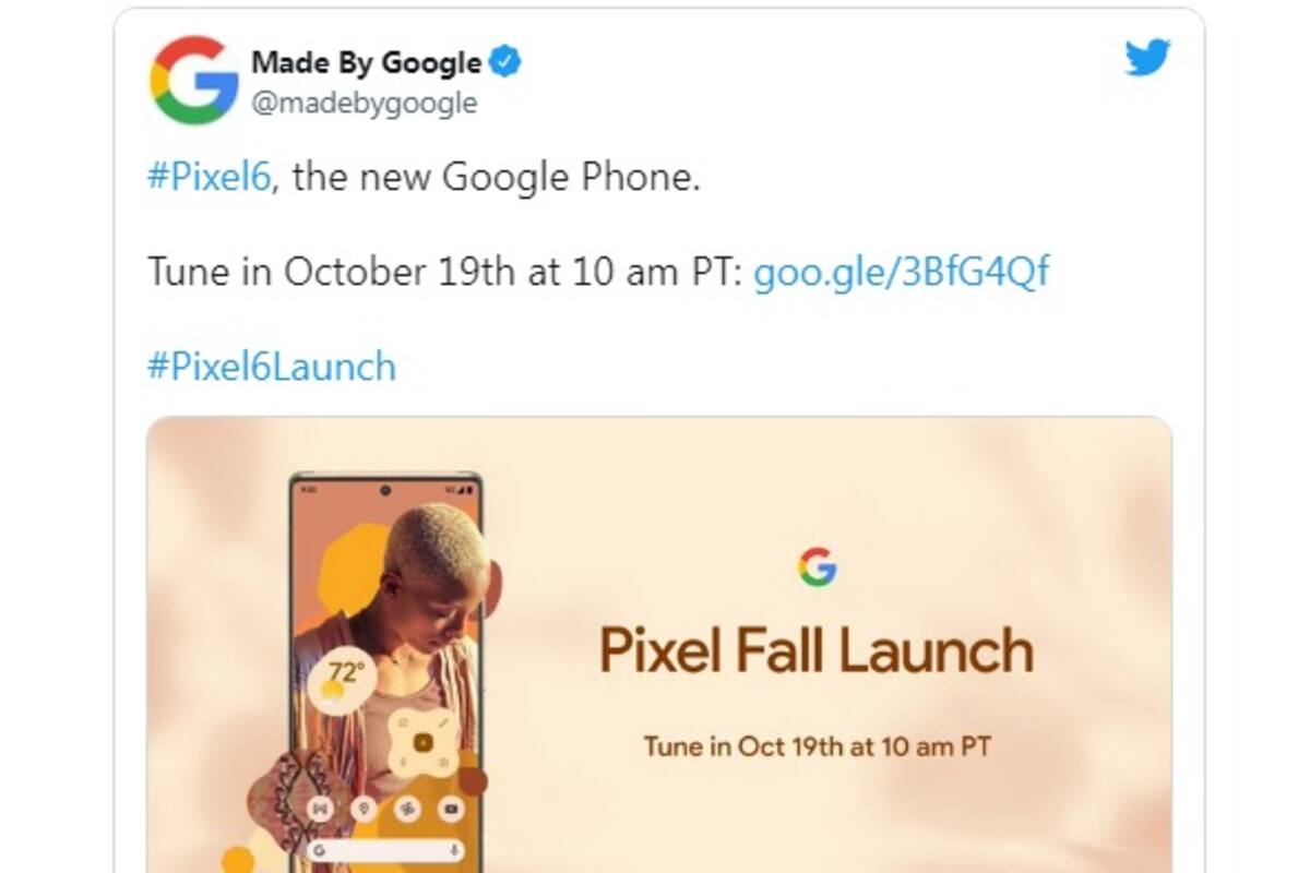 Google anuncia la fecha oficial de lanzamiento del Pixel 6