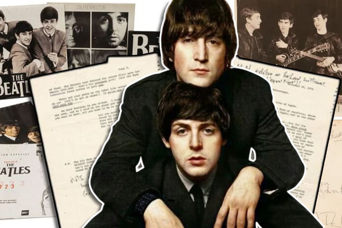 Todo lo que decía la carta inédita de Paul McCartney para John Lennon, que fue el objeto más valioso en subasta de The Beatles