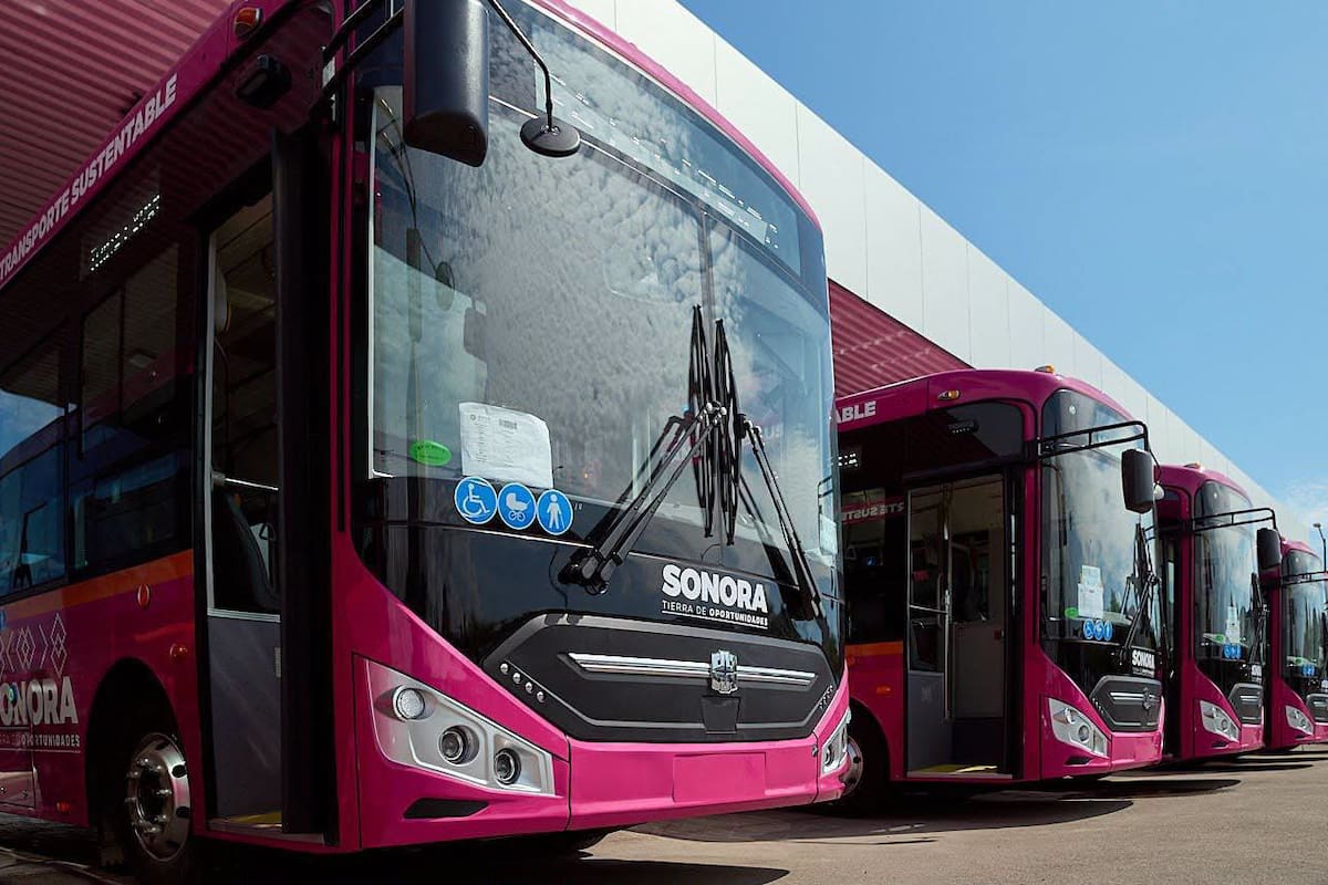 Hermosillo pone en marcha 20 autobuses eléctricos en nueva Línea Exprés: recorrerá 22 kilómetros entre el Norte y Centro, dará cobertura a 112 colonias y tendrá frecuencias de 4 a 5 minutos
