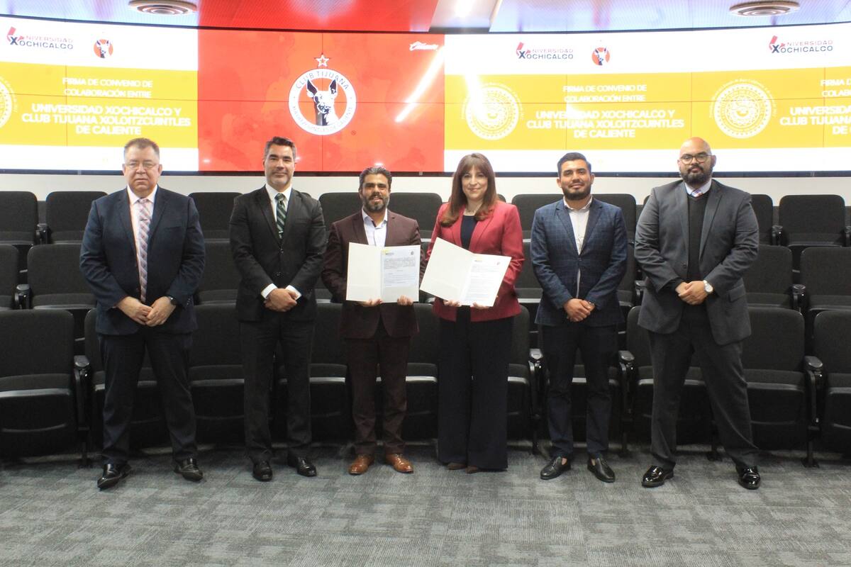 Firma Xochicalco convenio con Xolos de Tijuana