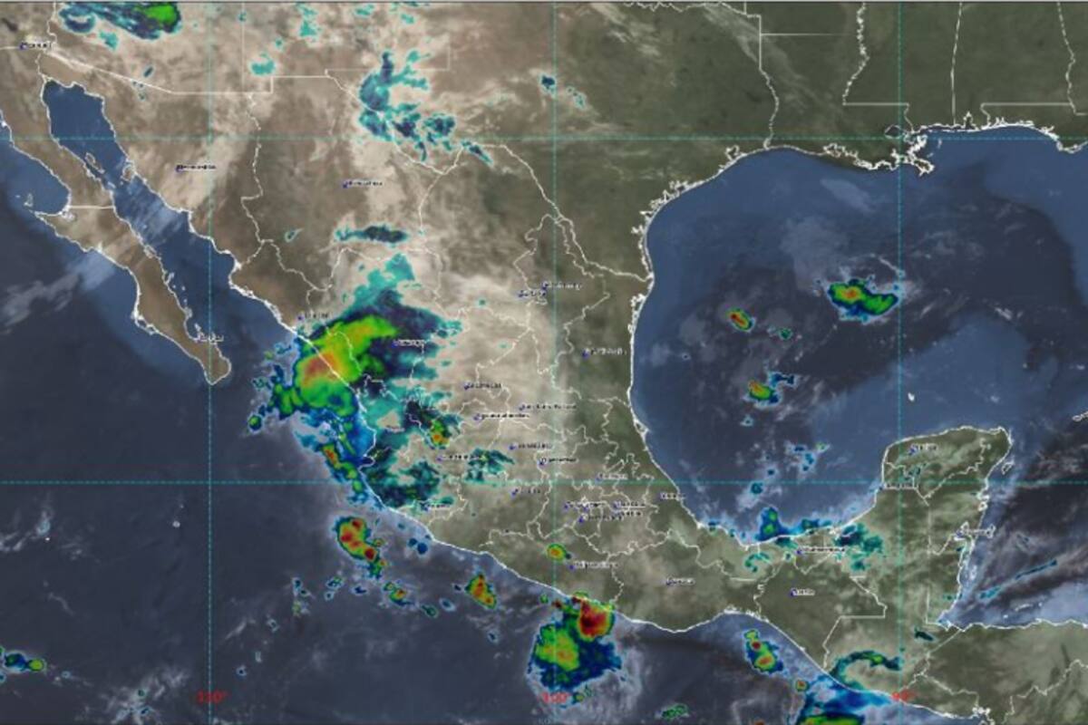 Clima en México: Se pronostican lluvias para el Sur del País y altas temperaturas para el Noroeste