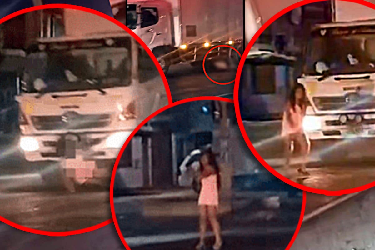 IMÁGENES FUERTES: Elizabeth salió borracha de un antro y cruzó la calle sin fijarse, fue embestida por un camión de carga que no alcanzó a frenar (VIDEO)