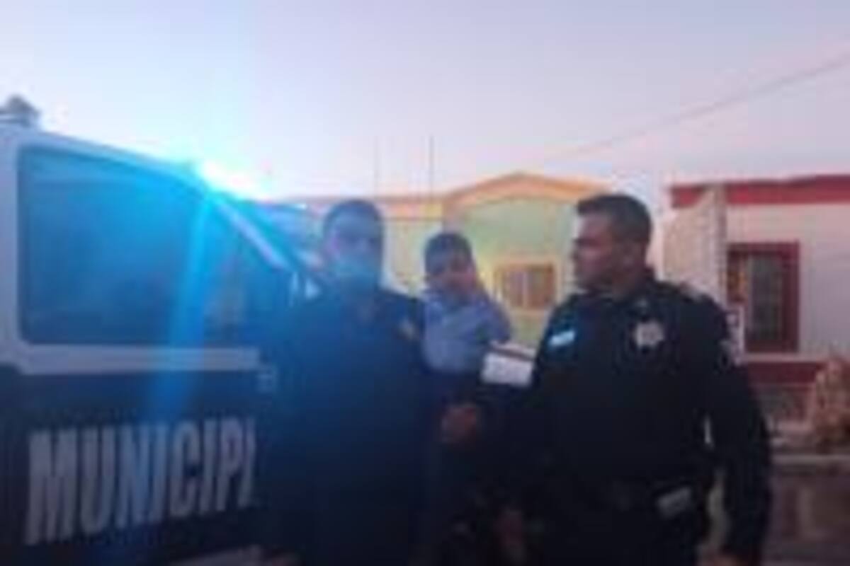 Policías le cumplen sueño a niño de 3 años