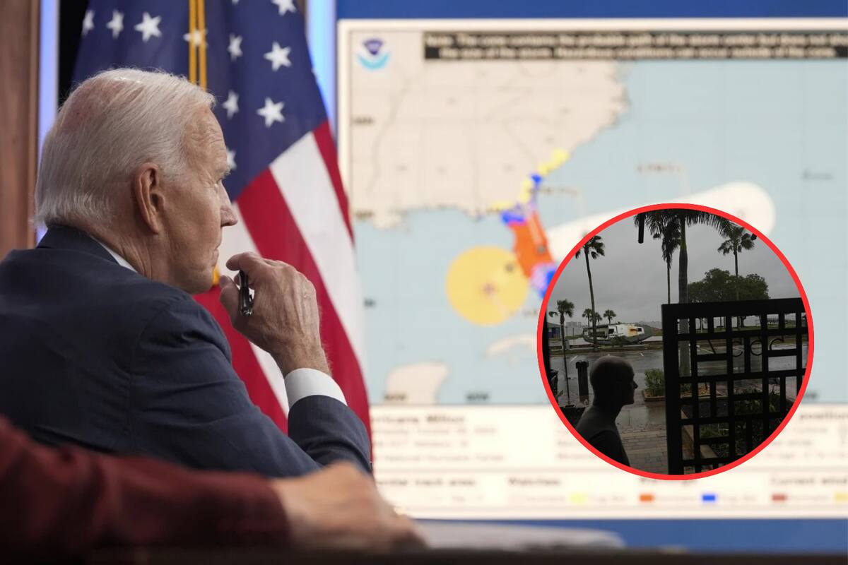 Huracán Milton “es de vida o muerte”, advierte Joe Biden; EU se prepara para “la tormenta del siglo”
