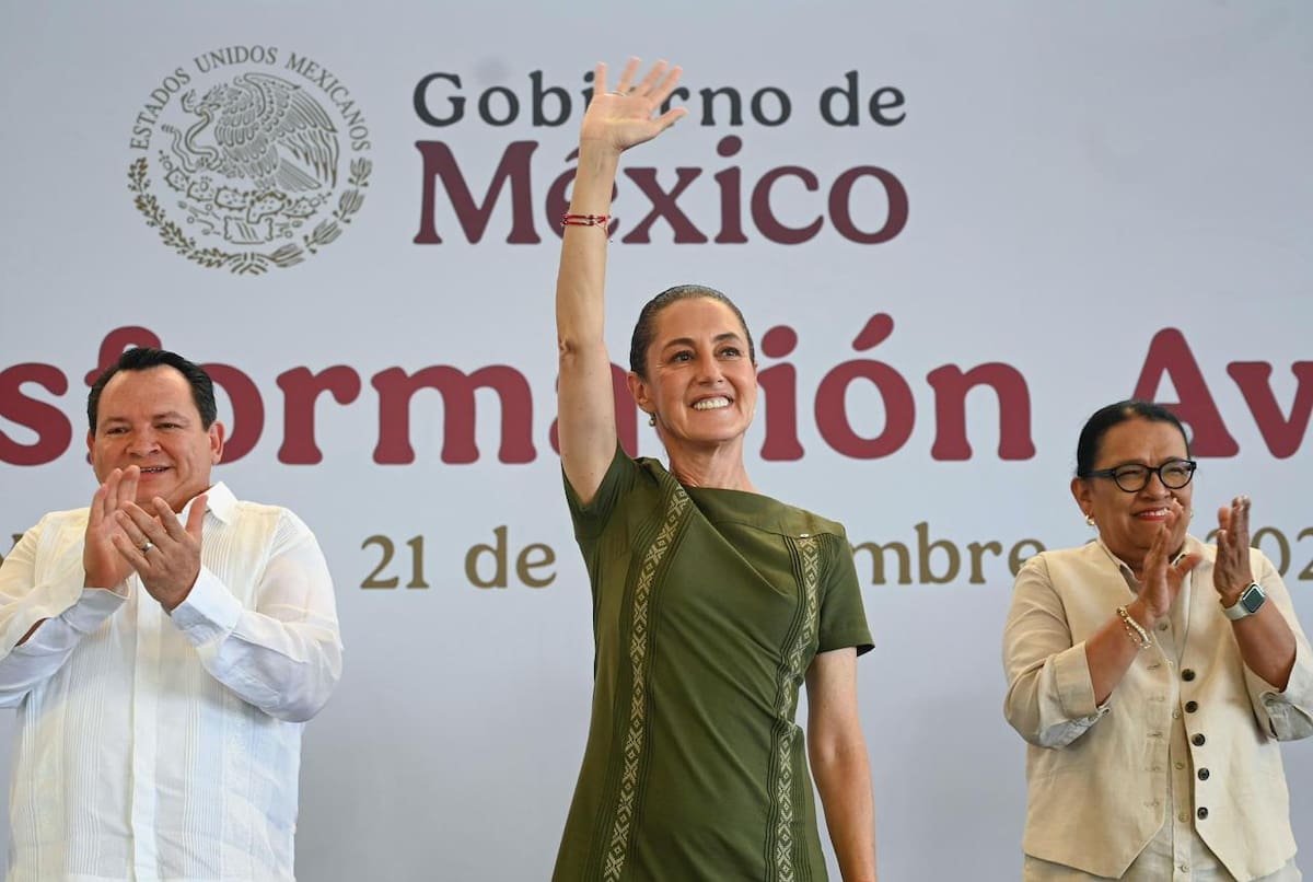 La Presidenta Claudia Sheinbaum presentó en Mérida un paquete de proyectos para Yucatán que incluye salud, educación, bienestar social e infraestructura.