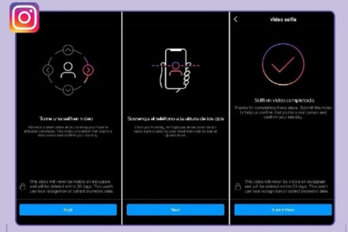 Instagram pide selfies en video para verificar identidad de usuarios