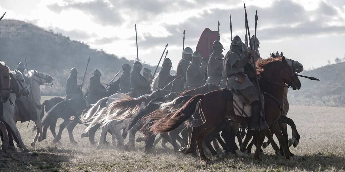 Una escena de "El Cid" en una imagen proporcionada por Amazon Prime Video. La serie se estrena el 18 de diciembre de 2020. (Amazon Prime Video via AP)