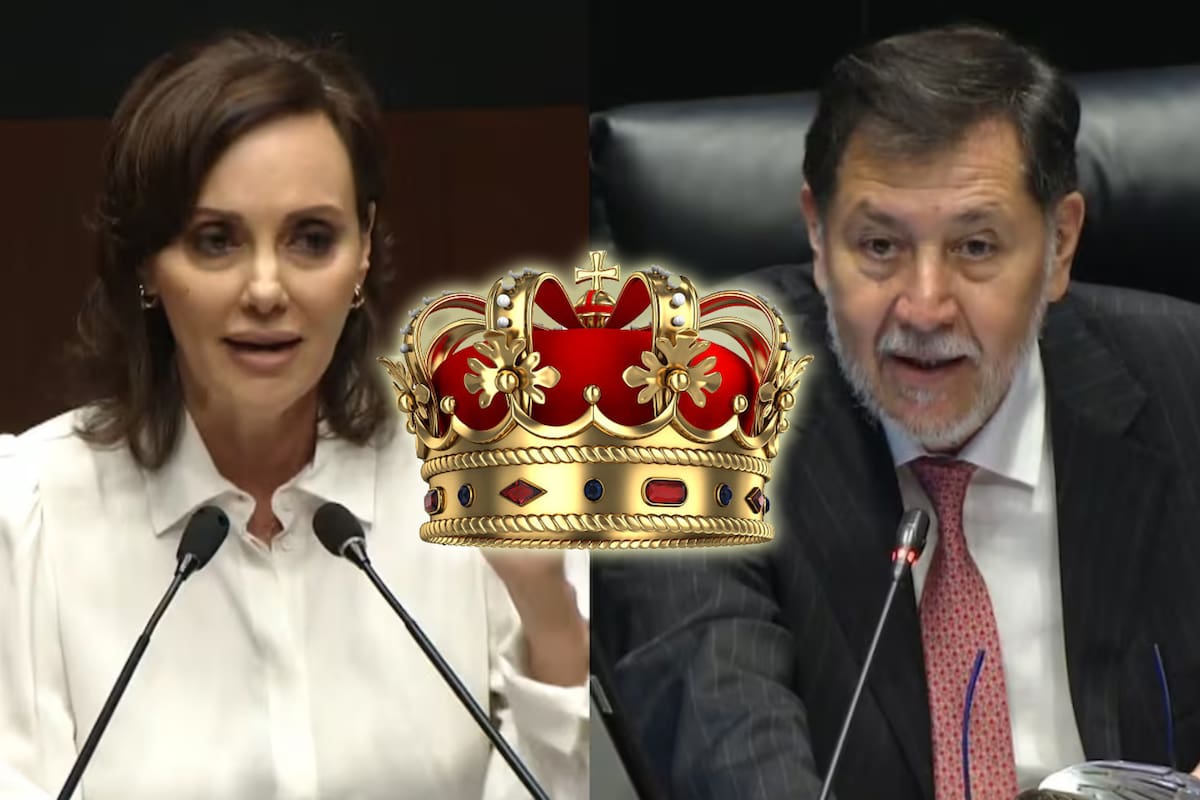 Lilly Téllez ve a Noroña como rey... pero de “los narcopolíticos”; lo llama “tirano enano” y le piden hablar de la agenda en Senado