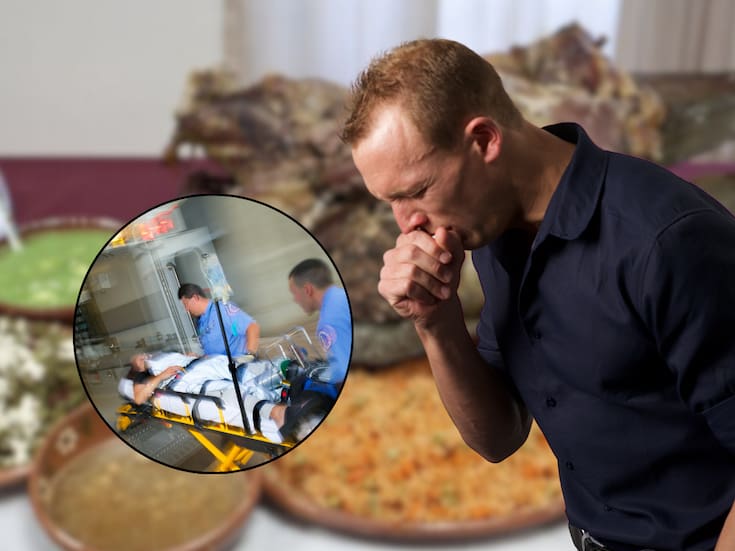 Hombre muere al atragantarse con barbacoa durante reunión familiar en Puebla; expertos recuerdan la importancia de conocer primeros auxilios