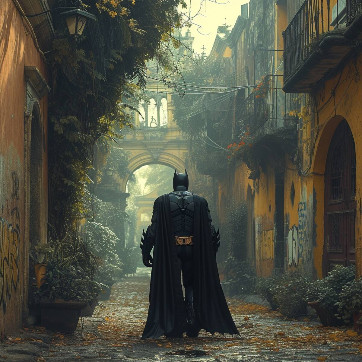 Batman en México: así imagina la IA de Midjourney al Caballero Oscuro en el país azteca