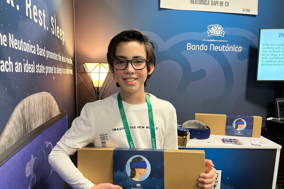 Franco Canseco: El científico mexicano de 13 años que ayuda a la gente a dormir