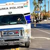 Motociclista muere tras chocar contra camellón en Yuma