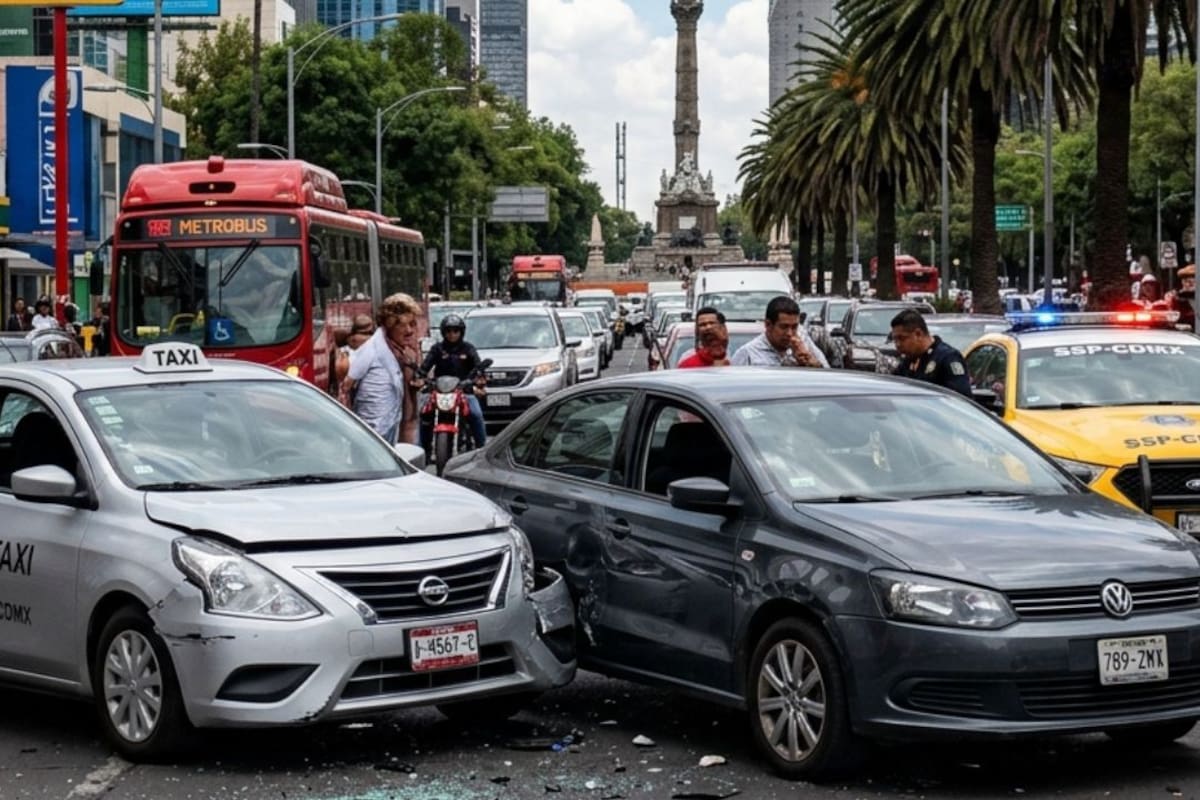 Choque de auto en CDMX: cuándo puedes mover el vehículo sin perder el seguro