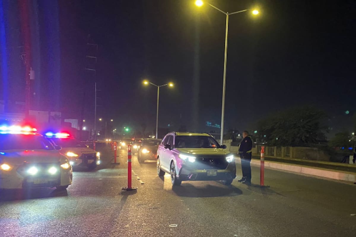 Detienen a 40 conductores ebrios en operativos viales durante el fin de semana en Mexicali